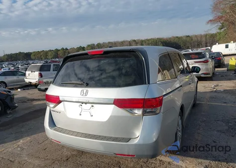2014 Honda Odyssey Ex-L из США, поврежденный, VIN 5FNRL5H60EB132575